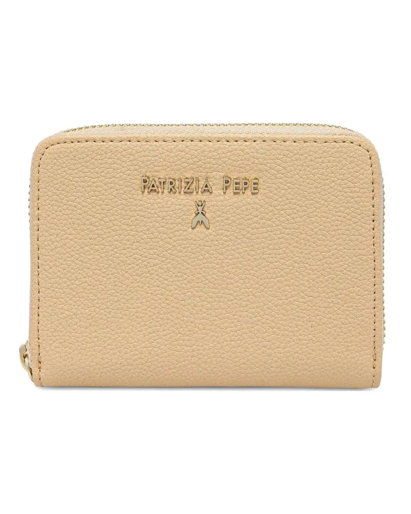 Patrizia Pepe Portemonnaie mit Logo - Nude Nude