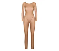 French Kiss Light Jumpsuit mit offenem Rücken - Nude