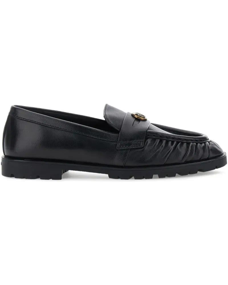 Pinko Nora Loafer mit Falten - Schwarz Schwarz