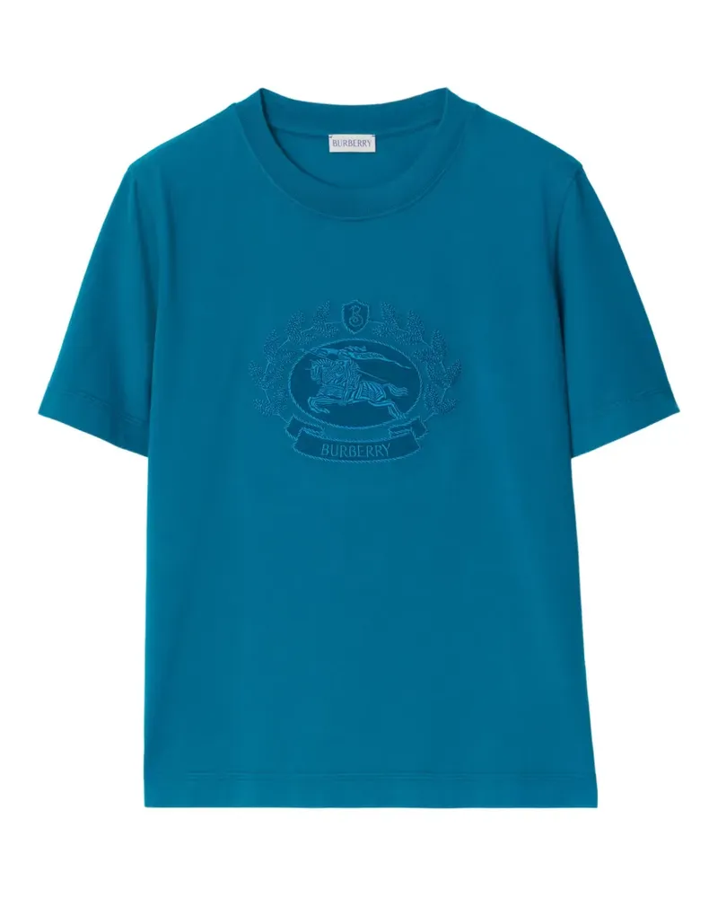 Burberry T-Shirt mit Logo - Blau Blau
