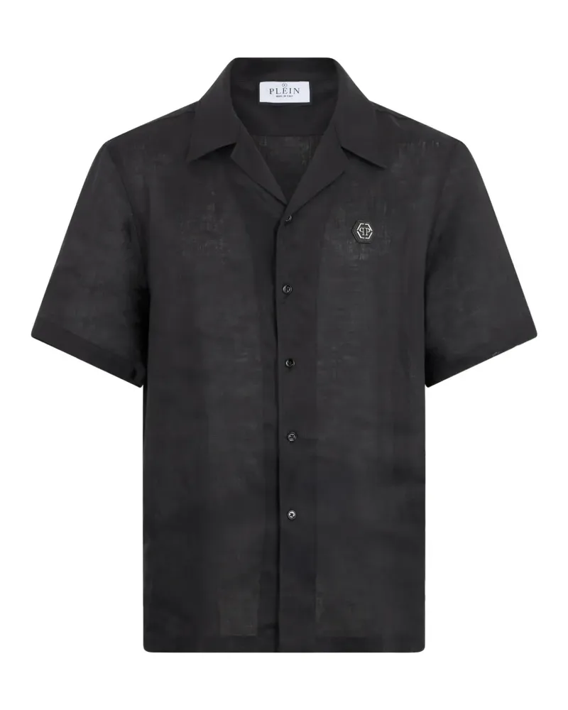 Philipp Plein black bowling shirt - Schwarz Schwarz