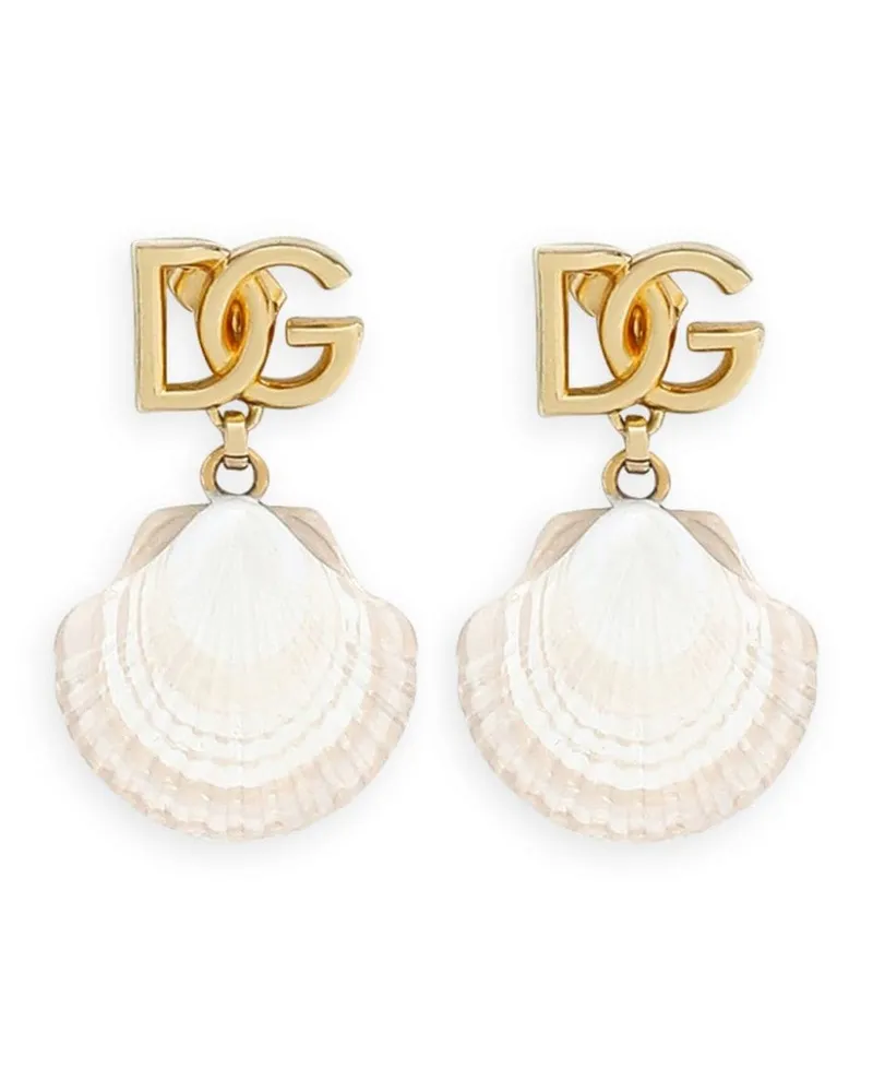 Dolce & Gabbana DG Muschel-Hängeohrringe - Gold Gold