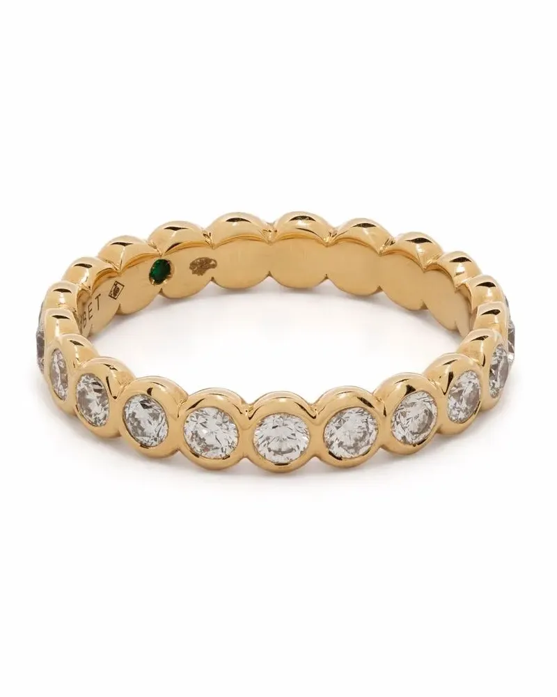 COURBET 18kt Origine Ring aus recyceltem Gelbgold mit synthetischem Diamanten Gold