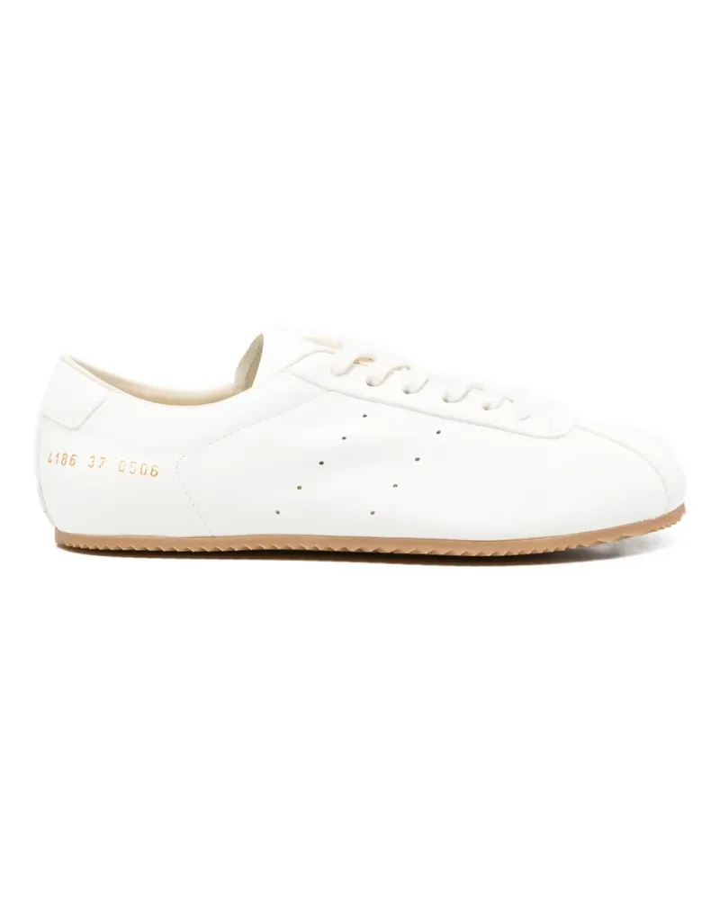 Common Projects Perforierte Driving Sneakers - Weiß Weiß