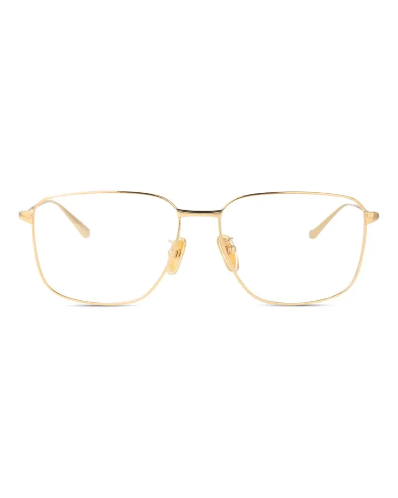 Balenciaga Brille mit eckigem Gestell - Gold Gold