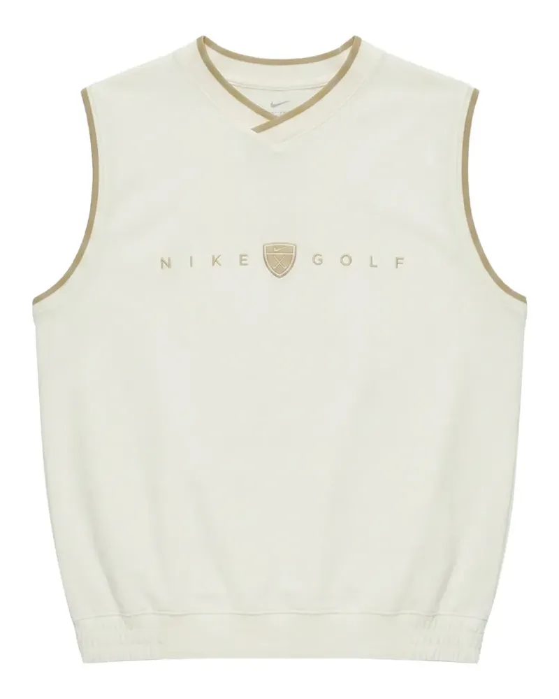 Nike Fairway logo-embroidered V-neck vest - Weiß Weiß