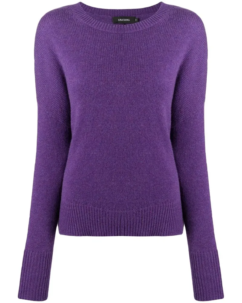 Lisa Yang Kaschmirpullover mit Rundhalsausschnitt - Violett Violett
