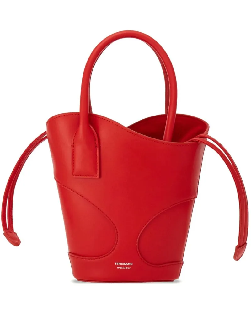 Ferragamo Mini-Tasche mit Cut-Out - Rot Rot