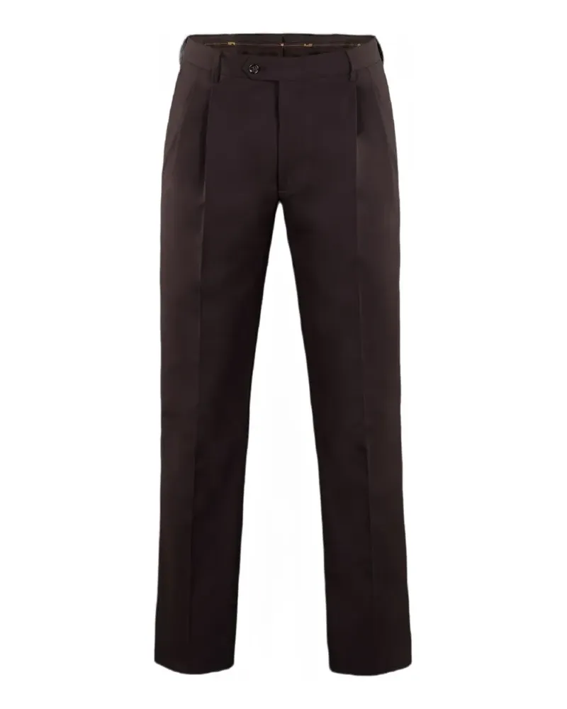 MOORER Jarvis-Slow Hose mit Falten - Braun Braun