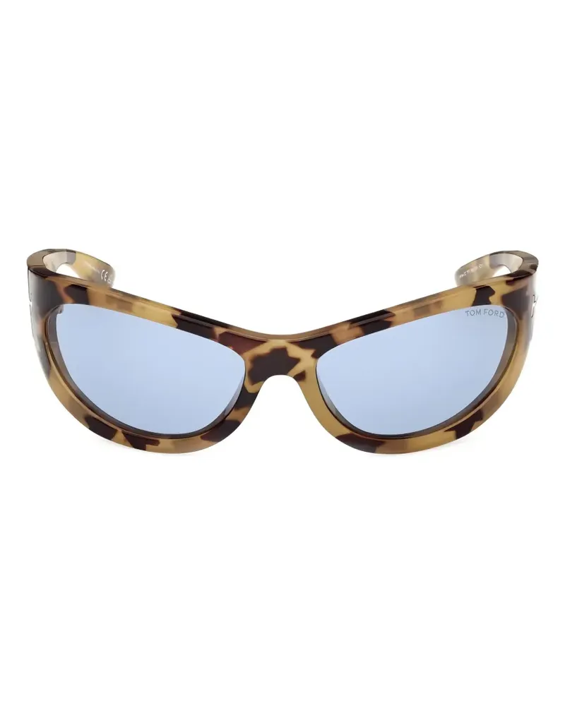 Tom Ford Leona Sonnenbrille - Braun Braun
