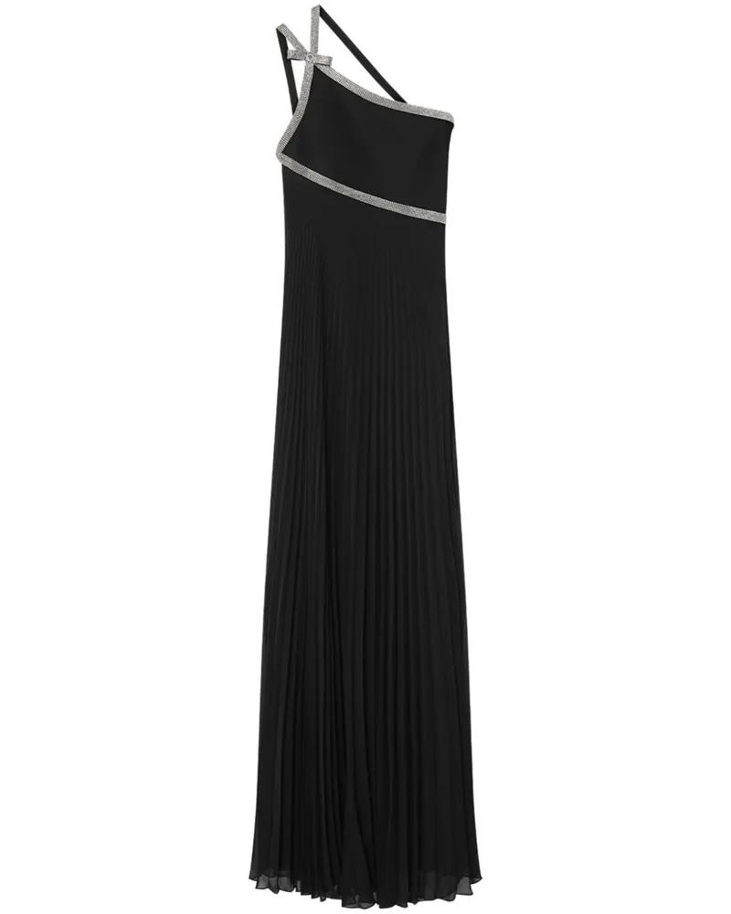 Versace Asymmetrisches Abendkleid - Schwarz Schwarz