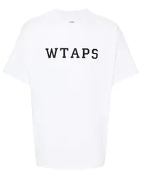 WTAPS T-Shirt mit Logo-Patches Weiß