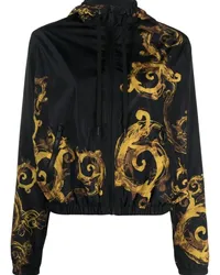 Versace Jeans Jacke mit Print Schwarz