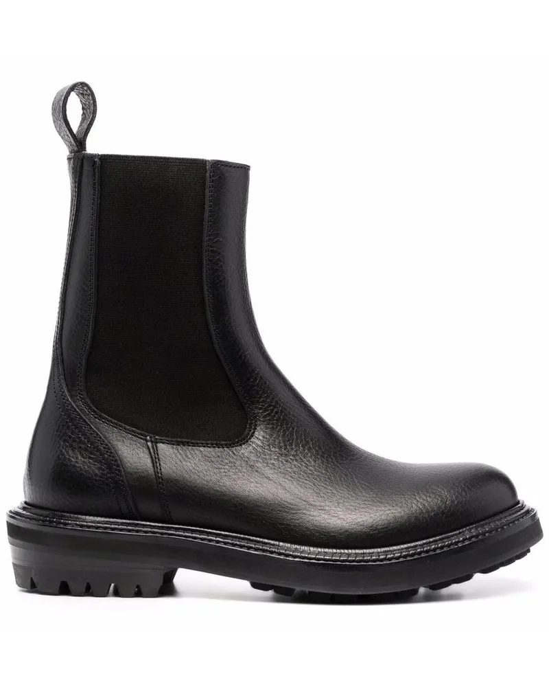 Buttero Stiefeletten aus Leder Schwarz