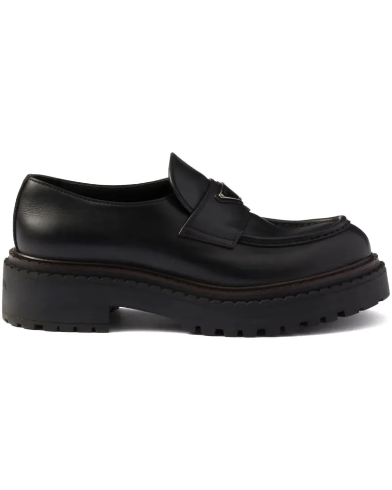 Prada Klassische Loafer Schwarz