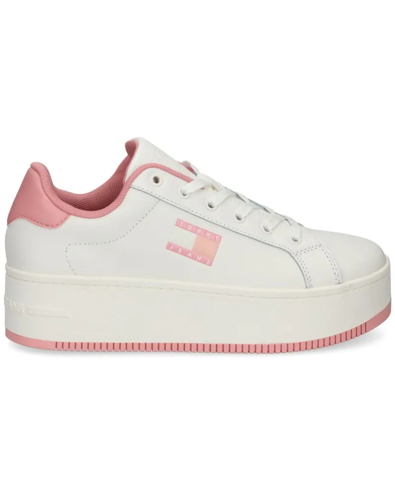 Tommy Hilfiger Flatform-Sneakers - Weiß Weiß