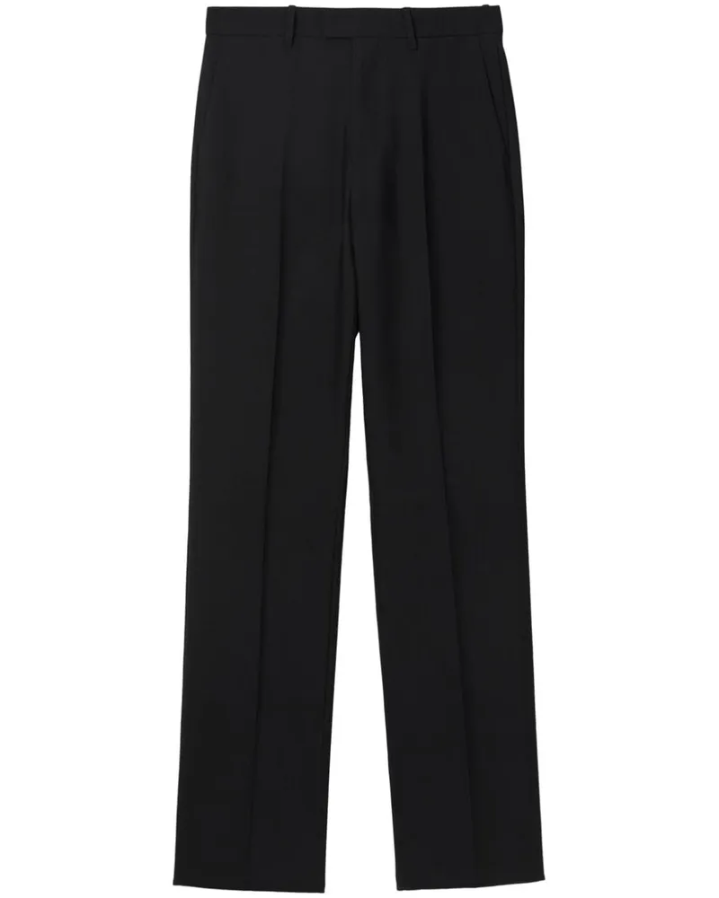 Burberry Hose mit geradem Bein - Schwarz Schwarz