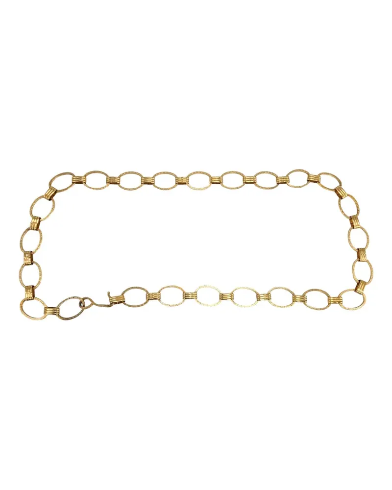 Madison oval-link chain belt - Gold Gold