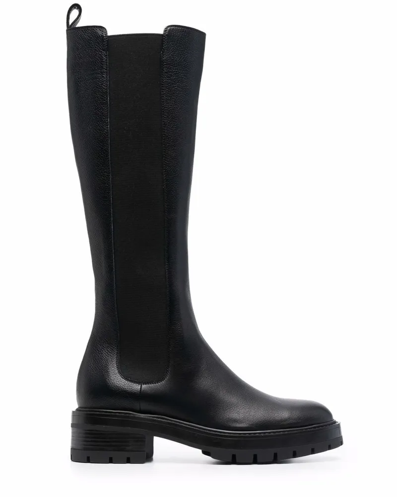 Aquazzura Halbhohe Stiefel - Schwarz Schwarz