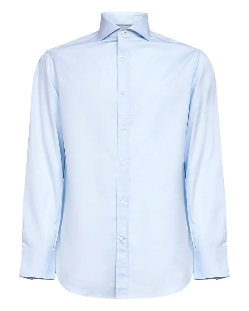 Brunello Cucinelli button-down long-sleeve shirt - Blau Blau