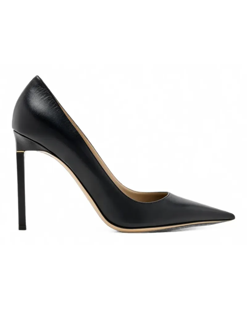 Tom Ford 105mm shiny leather pumps - Schwarz Schwarz