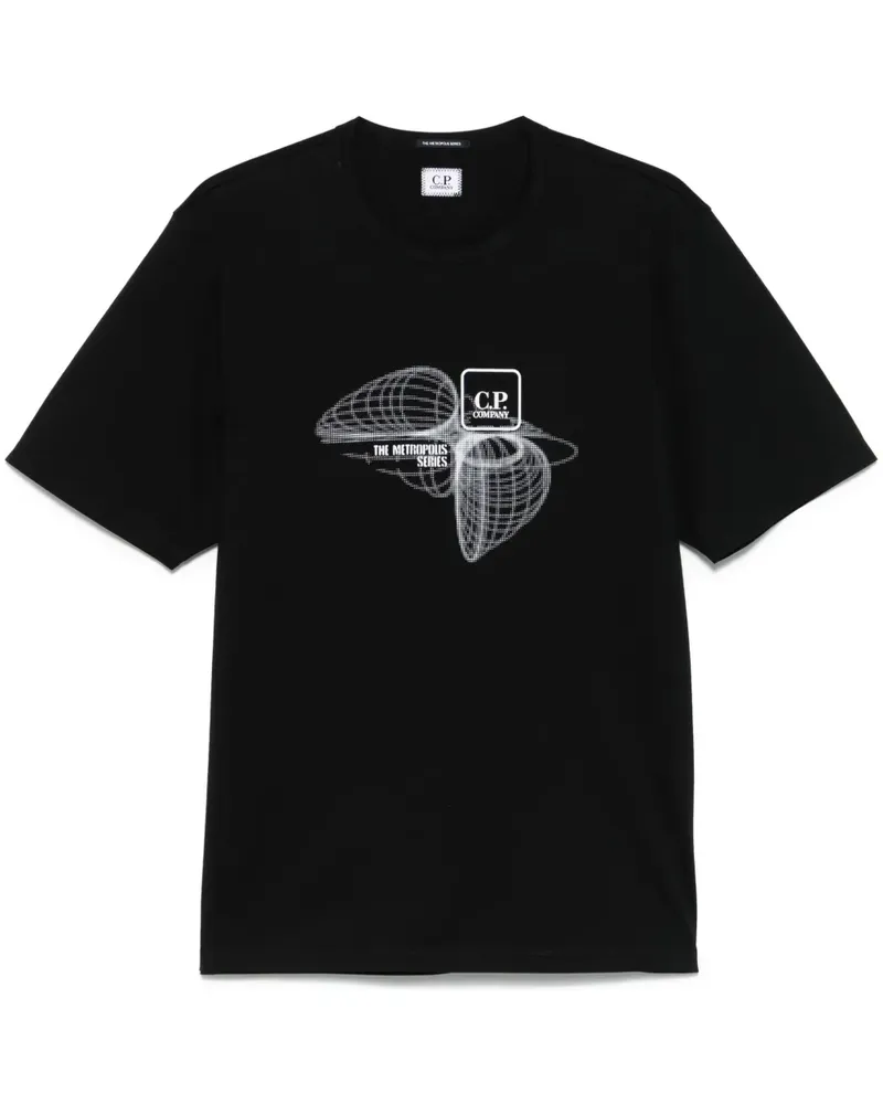 C.P. Company Kurzärmeliges T-Shirt - Schwarz Schwarz