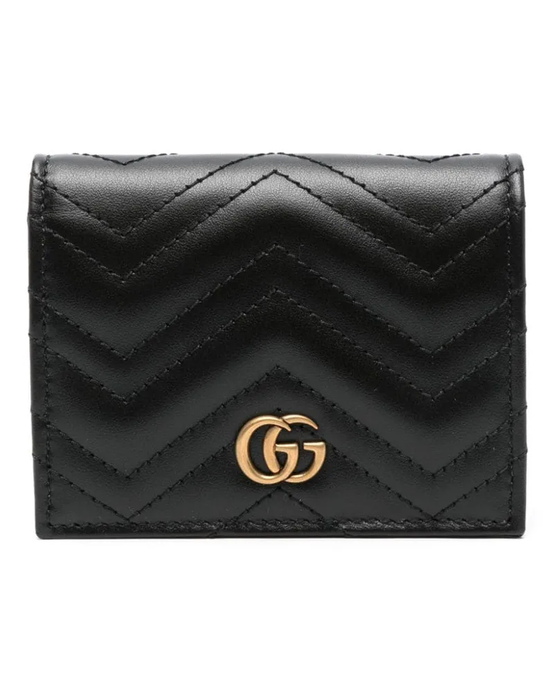 Gucci GG Marmont Portemonnaie - Schwarz Schwarz