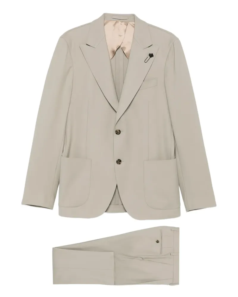 LARDINI Anzug mit aufgesetzter Tasche - Nude Nude