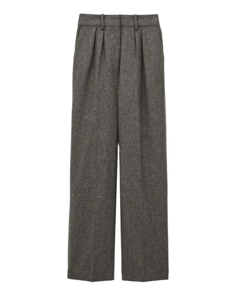 ba&sh Wani pleated trousers - Grau Grau
