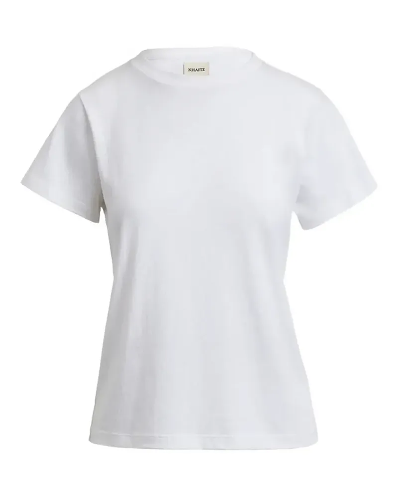 KHAITE The Emmylou T-Shirt - Weiß Weiß