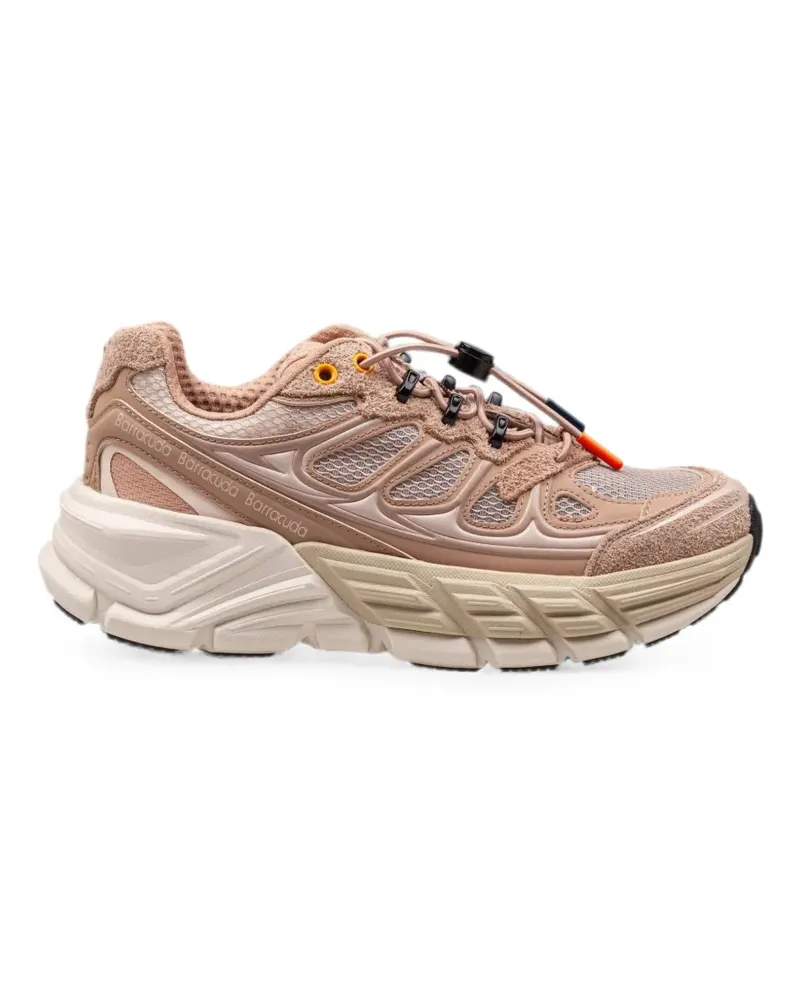 Barracuda Round-One panelled sneakers - Nude Nude