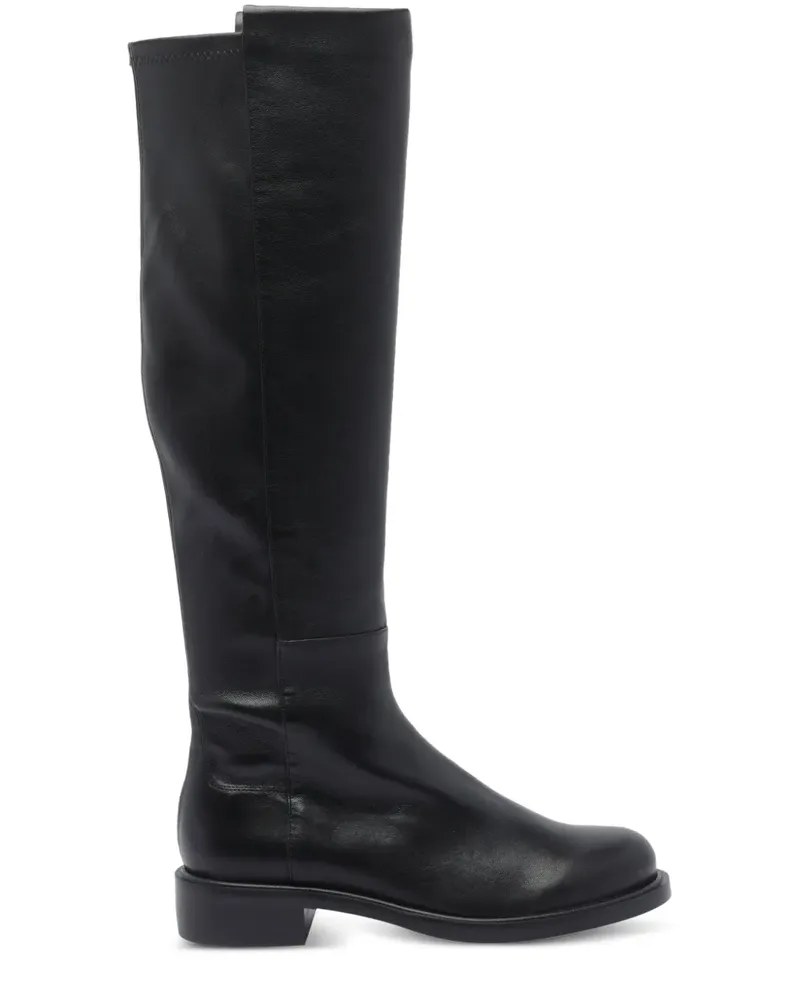 Stuart Weitzman Stiefel aus Leder - Schwarz Schwarz