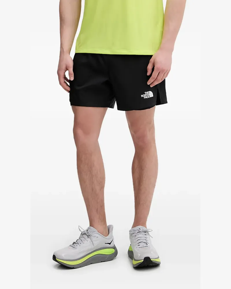 The North Face logo-print elasticated-waist shorts - Schwarz Schwarz