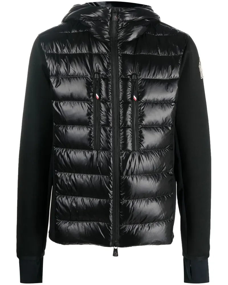 Moncler Jacke mit Gefütterten Einsätzen - Schwarz Schwarz