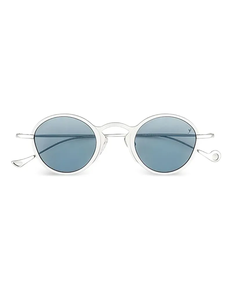 Eyepetizer Ribeira Sonnenbrille mit rundem Gestell - Silber Silber