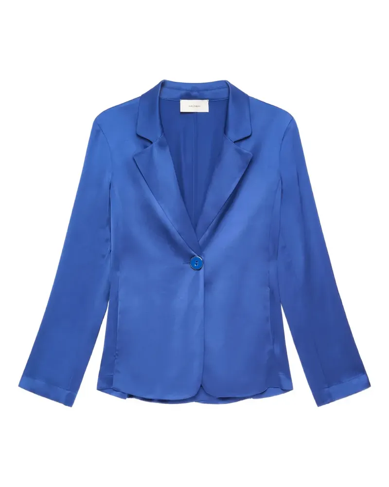 Maliparmi satin single-button blazer - Blau Blau