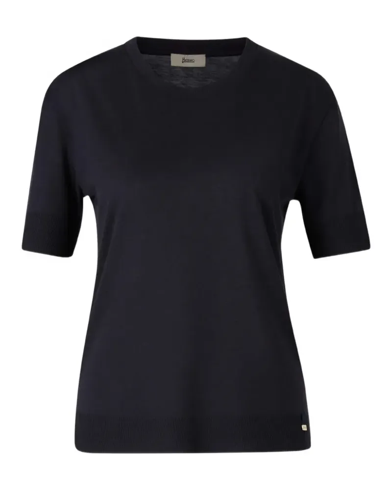 Herno crewneck T-shirt - Blau Blau