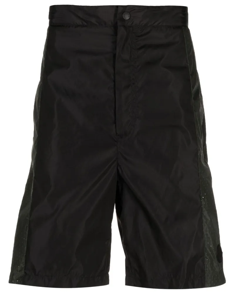 Moncler Bermudas in Colour-Block-Optik - Schwarz Schwarz