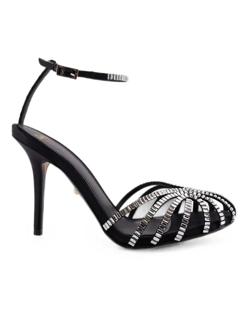 Alevì Penelope crystal-embellished sandals - Schwarz Schwarz