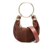 Mini Bracelet Hobo Wildledertasche - Braun