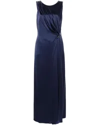 Giorgio Armani Maxikleid mit Strass Blau