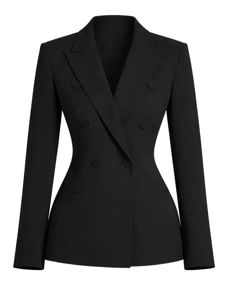 Elie Saab Doppelreihiger Cady Blazer - Schwarz Schwarz