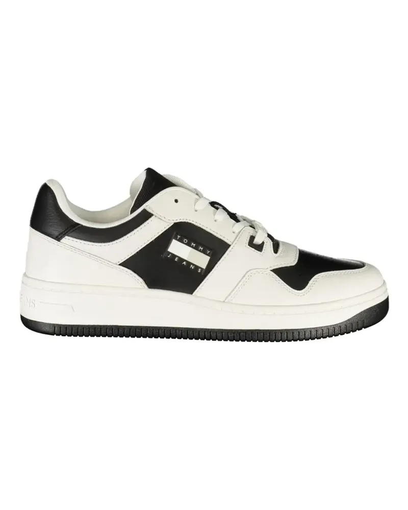 Tommy Hilfiger panelled logo-patch sneakers - Weiß Weiß