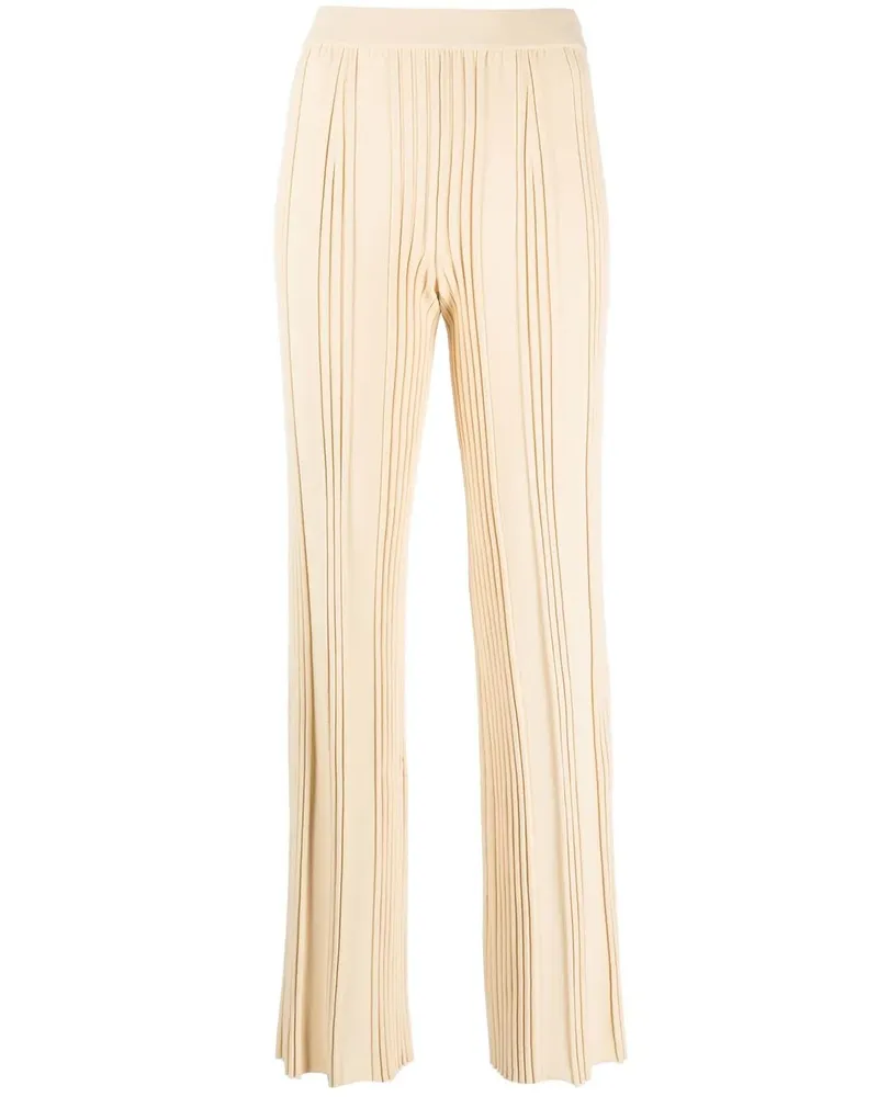 MRZ Gerade Bundfaltenhose - Nude Nude
