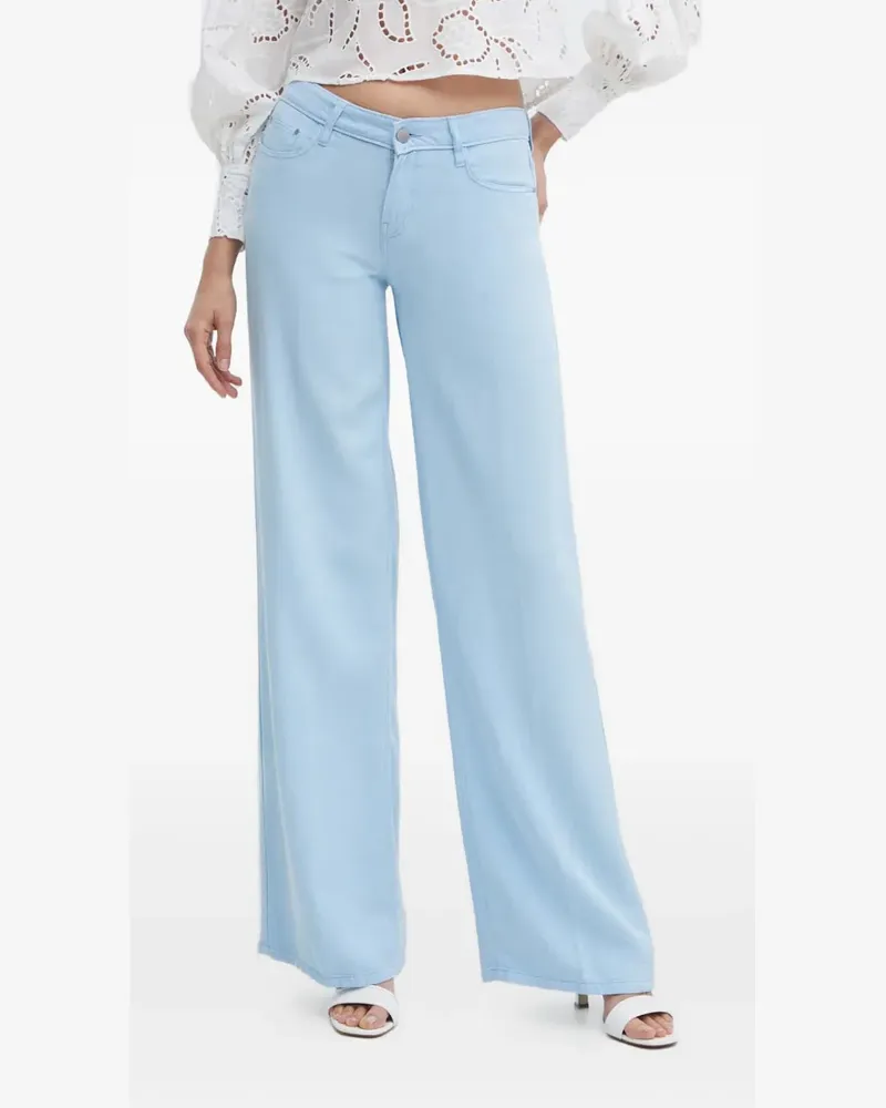 Guess Hose mit Triangel-Logo - Blau Blau