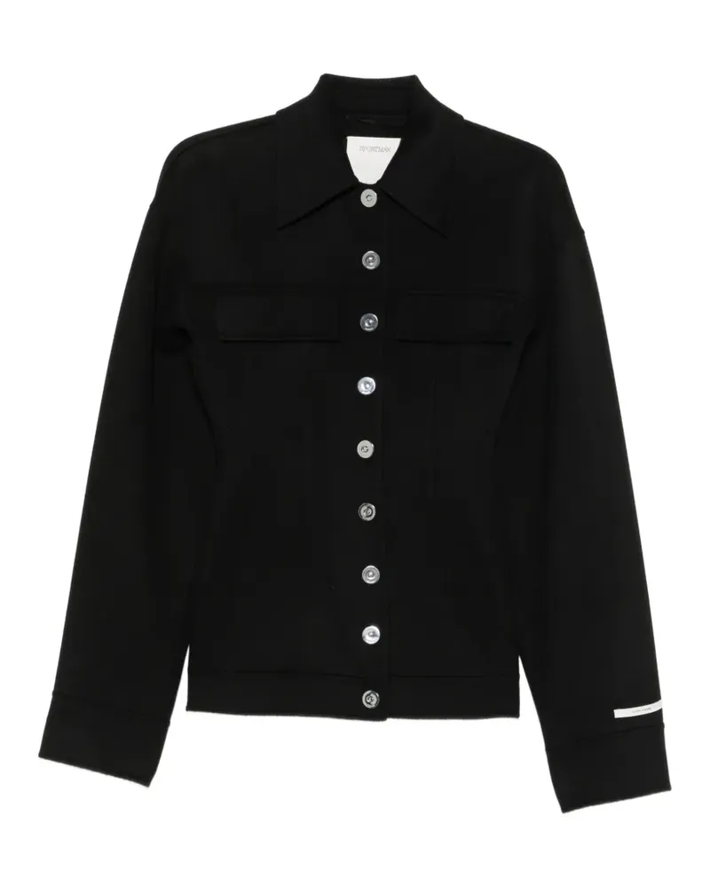 SPORTMAX buttoned jacket - Schwarz Schwarz