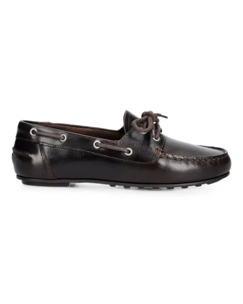 Gant lace-up leather loafers - Braun Braun