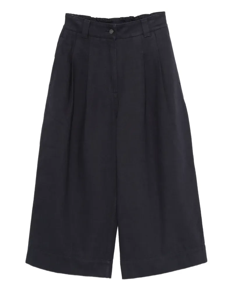 Margaret Howell Cropped-Hose mit Bundfalten - Blau Blau