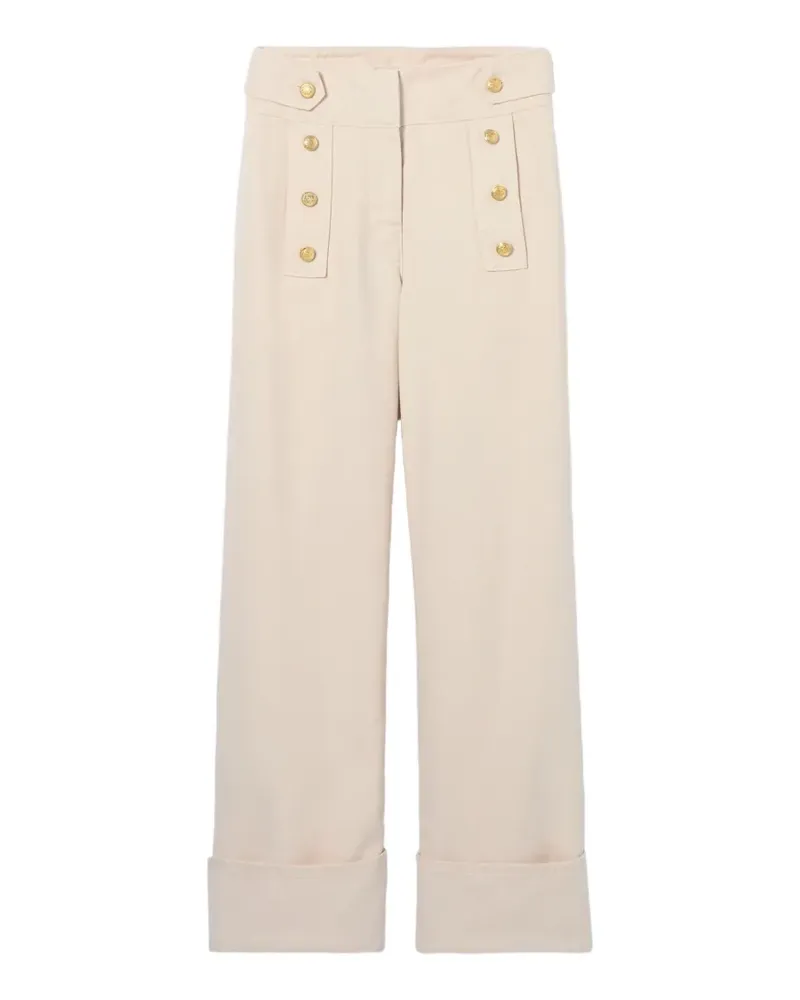 Claudie Pierlot light denim wide-leg jeans - Nude Nude