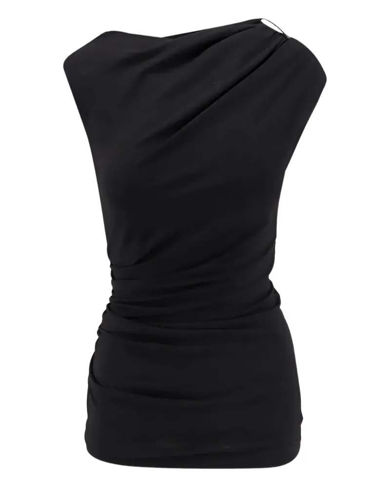 Brunello Cucinelli Top mit Monili-Detail - Schwarz Schwarz